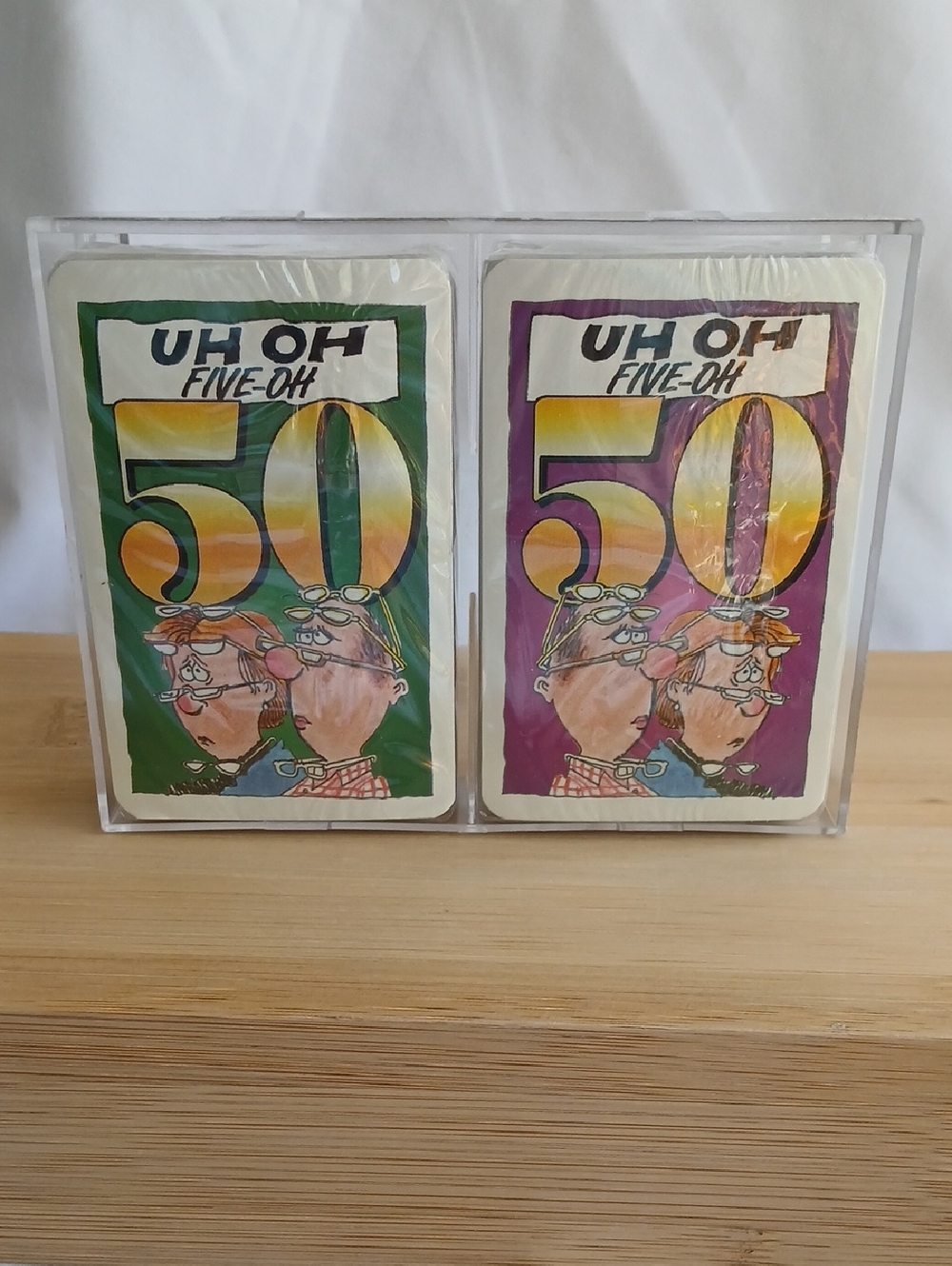Uh Oh Five-Oh 50 Playing Cards Set (cards are sealed)